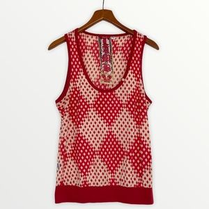 L.A.M.B. by Gwen Stefani Double Diamond Tank Top L